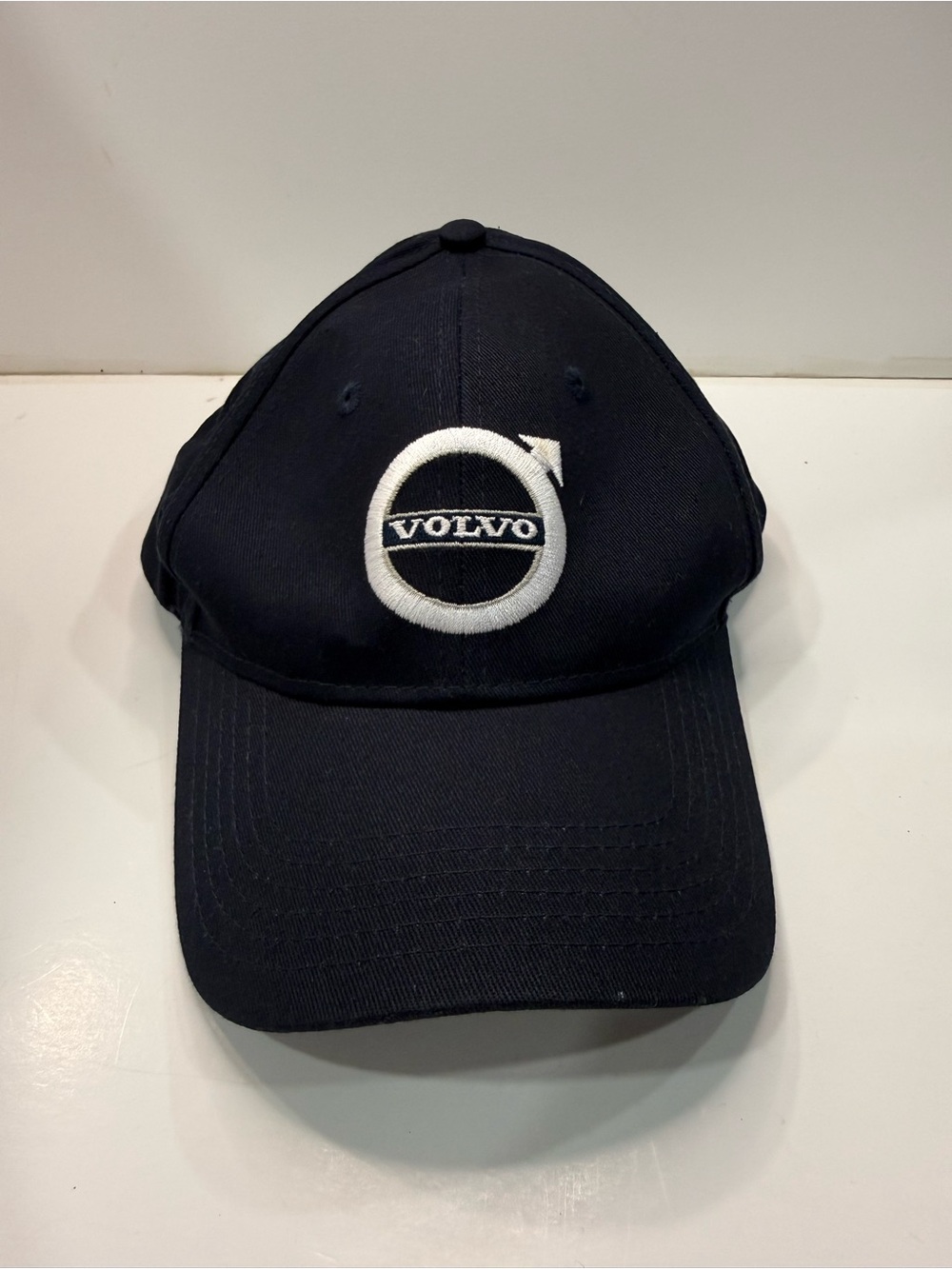 Volvo Men's Black Embroidered Logo Baseball Cap